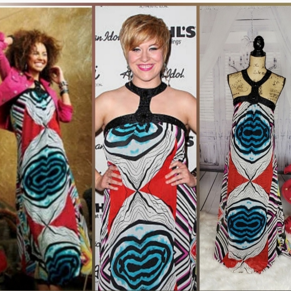American idol Maxi beaded dress